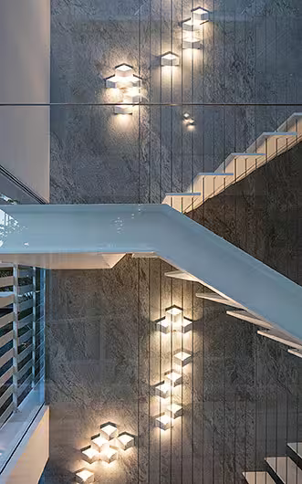 Fold 4201 Double LED Wall Light