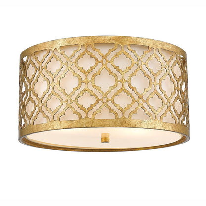 Elstead Arabella 2-Light Flush Ceiling Light