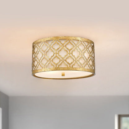 Elstead Arabella 2-Light Flush Ceiling Light