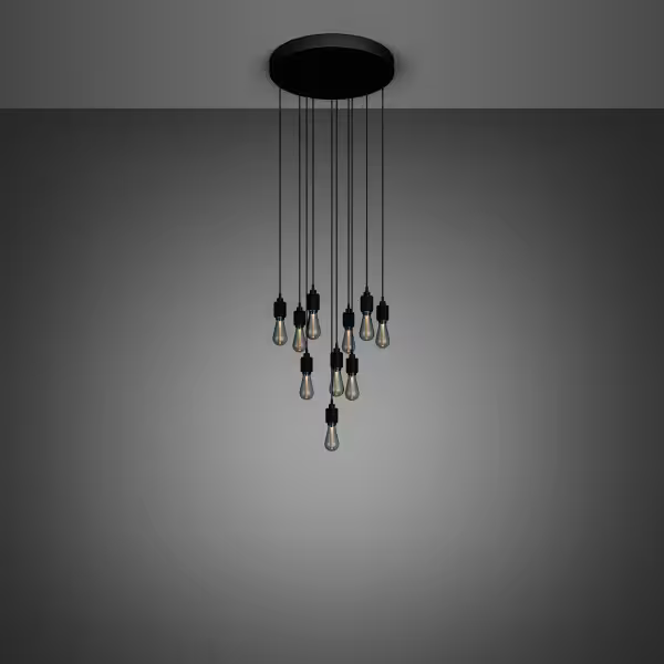Heavy Metal 10-Light CASCADE Surface Pendant Chandelier