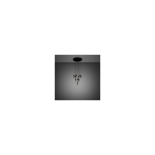 Heavy Metal 10-Light CASCADE Surface Pendant Chandelier