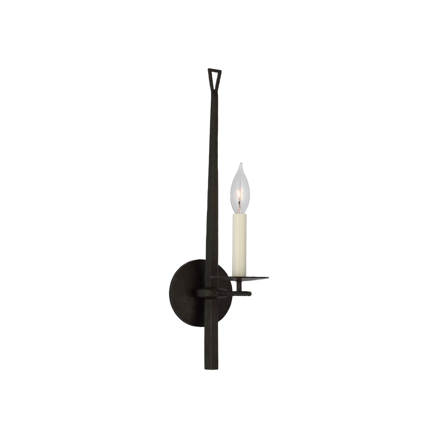 Arnav Large Single Sconce in Aged Iron