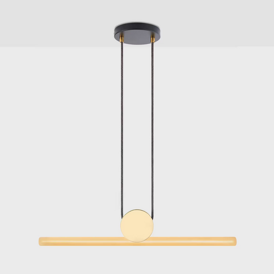 Kilter Pendant in Polished Brass