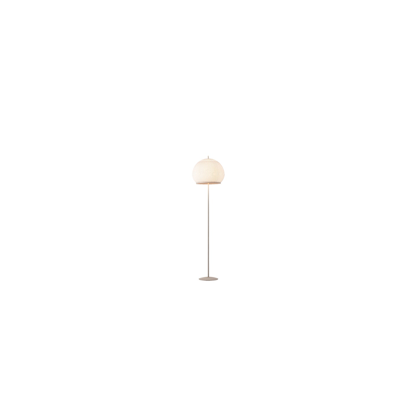 Knit Floor Lamp in Beige