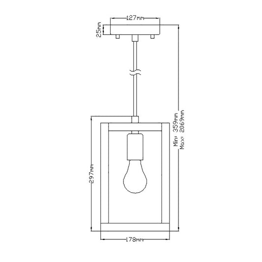 Quintiesse Ensemble 1 Light Pendant