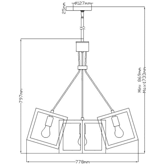 Quintiesse Ensemble 5-Light Pendant