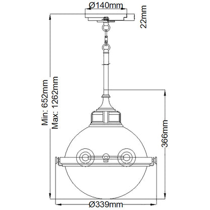 Fletcher 2-Light Pendant
