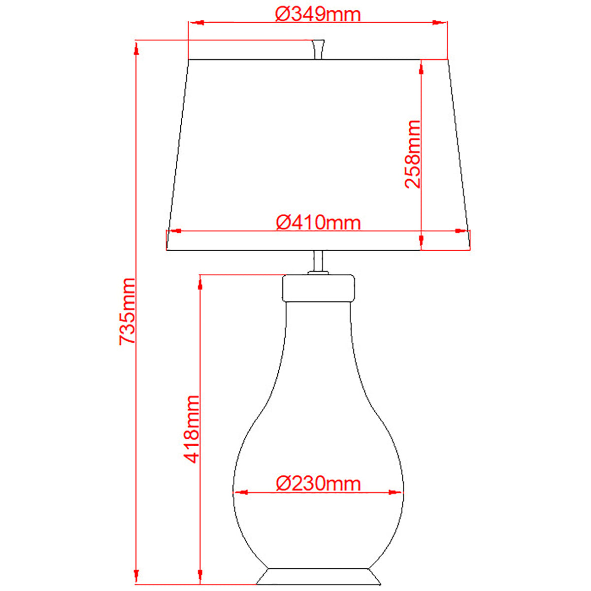Quintiesse Havering Table Lamp