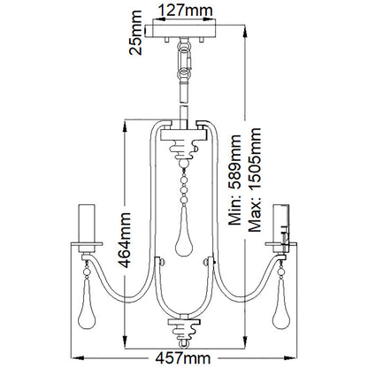 Quintiesse Karlee Chandelier