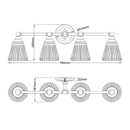 Quintiesse Keynes Bathroom Wall Light