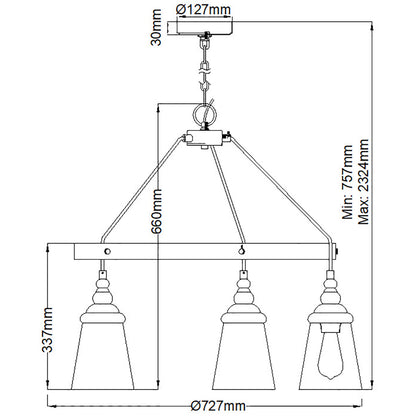 Quintiesse Loras Chandelier