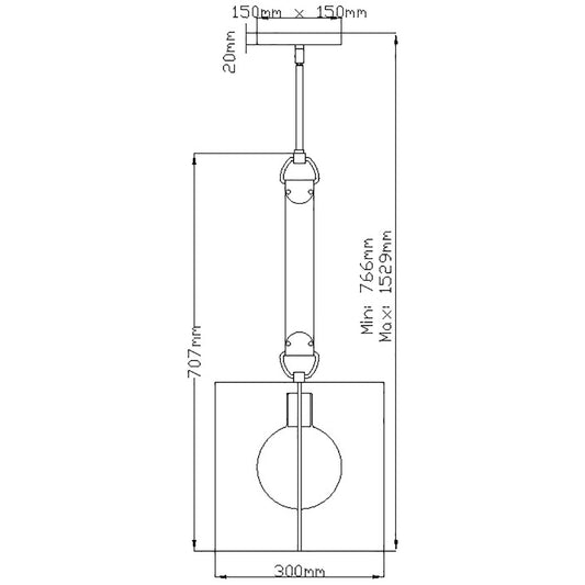 Quintiesse Ludlow Pendant