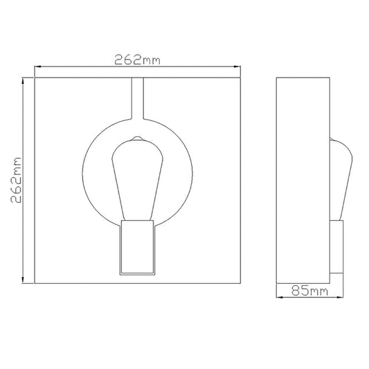 Quintiesse Ludlow Wall Light