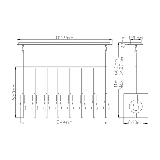 Quintiesse Ludlow Pendant