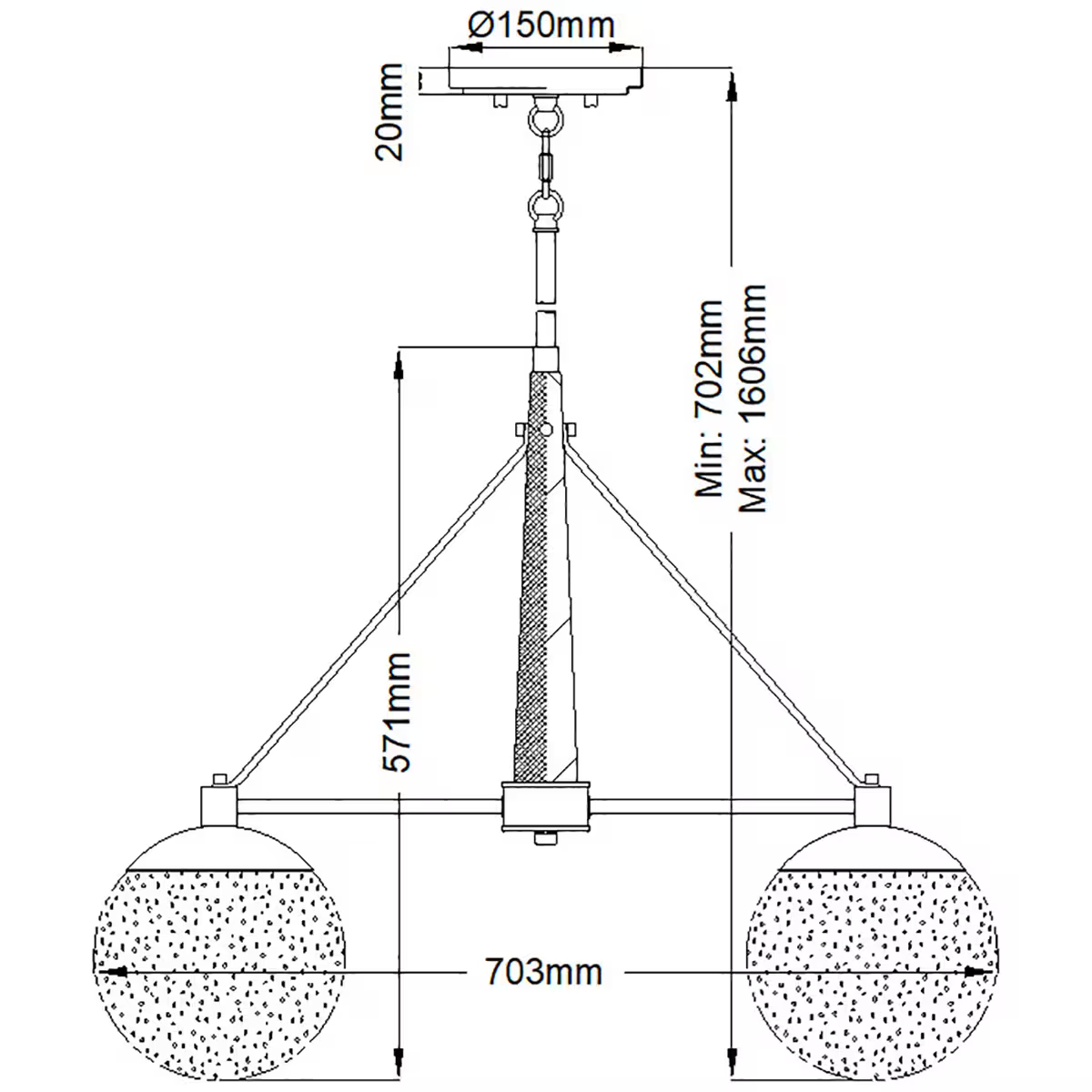 Marilyn 4-Light Pendant Chandelier