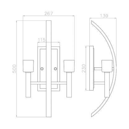 Quintiesse Mondo Wall Light