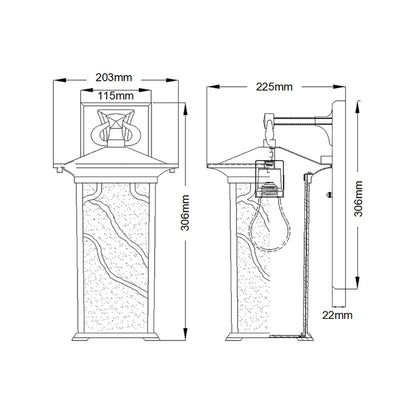 Quintiesse Morris Outdoor Wall Lantern