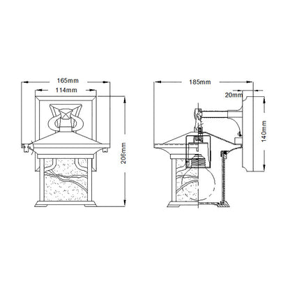 Quintiesse Morris Outdoor Wall Lantern