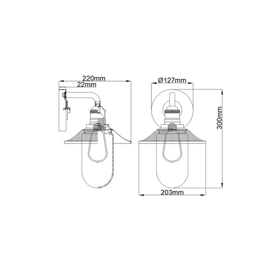 Quintiesse Rigby Wall Light