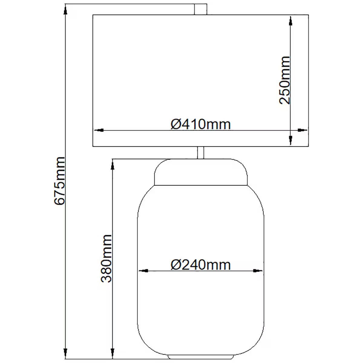 Sola 2-Light Table Lamp