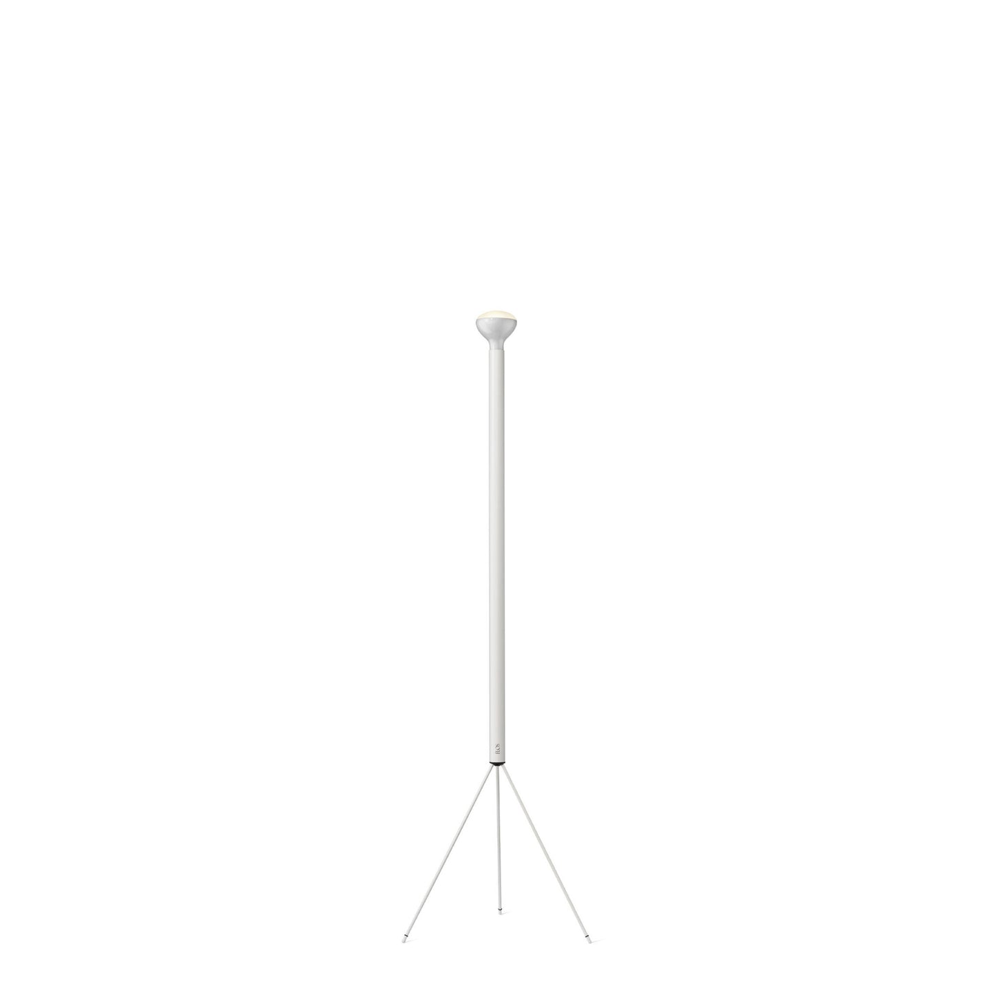 Luminator Anthracite Floor Lamp with Three Galvanized Metal Legs