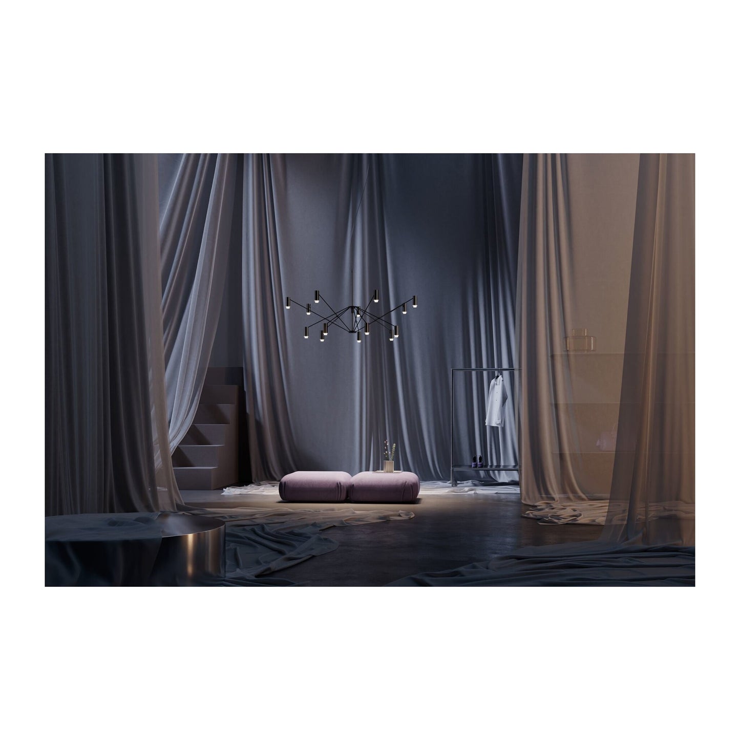 The W LED Pendant