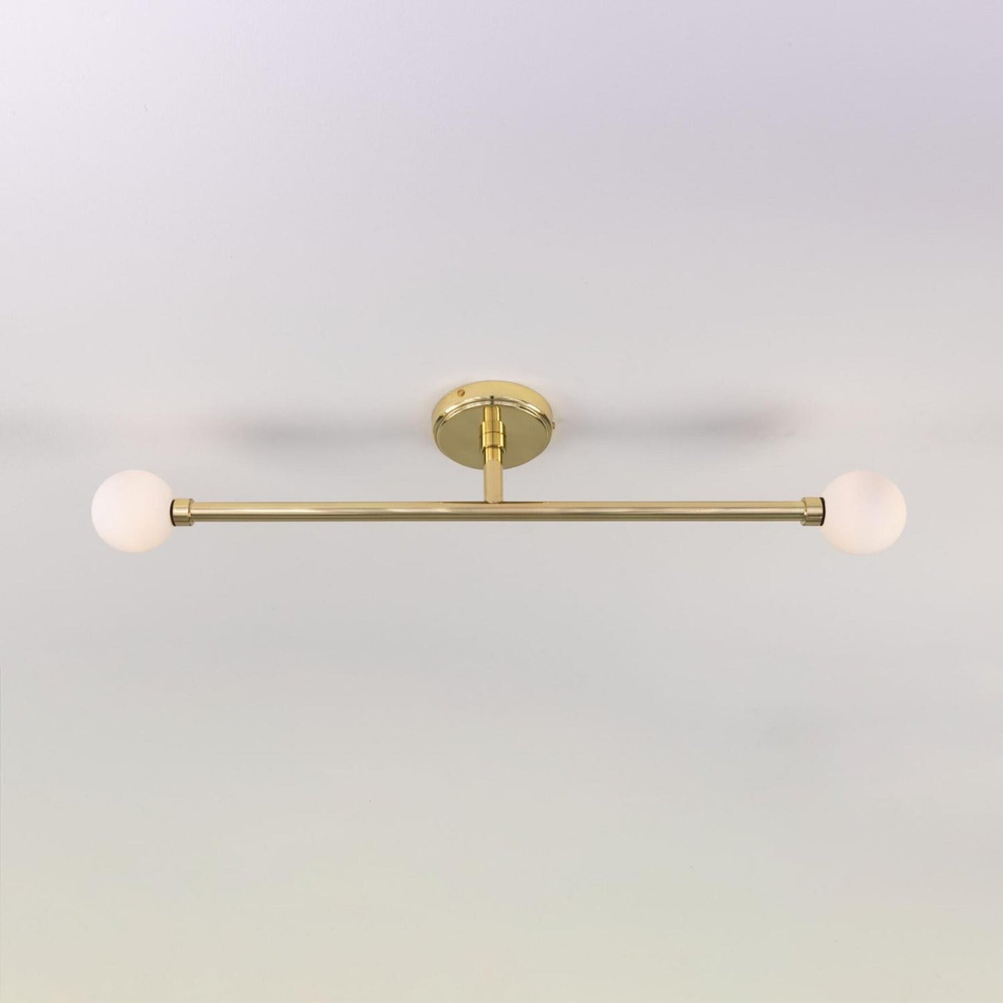 Silverton Double Globe Slim Bathroom Ceiling Light