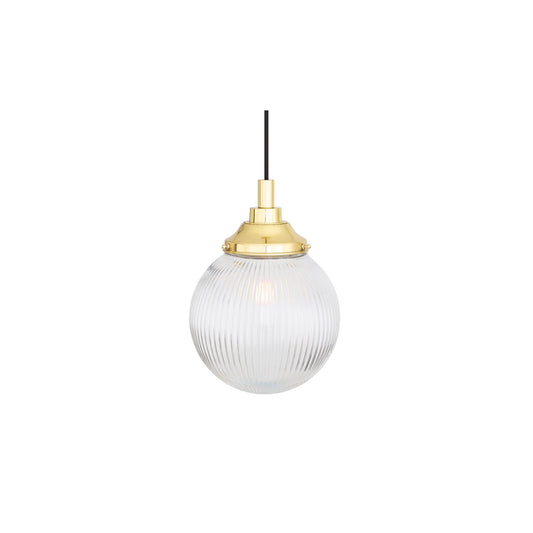 Cherith Prismatic Glass Globe Pendant IP44