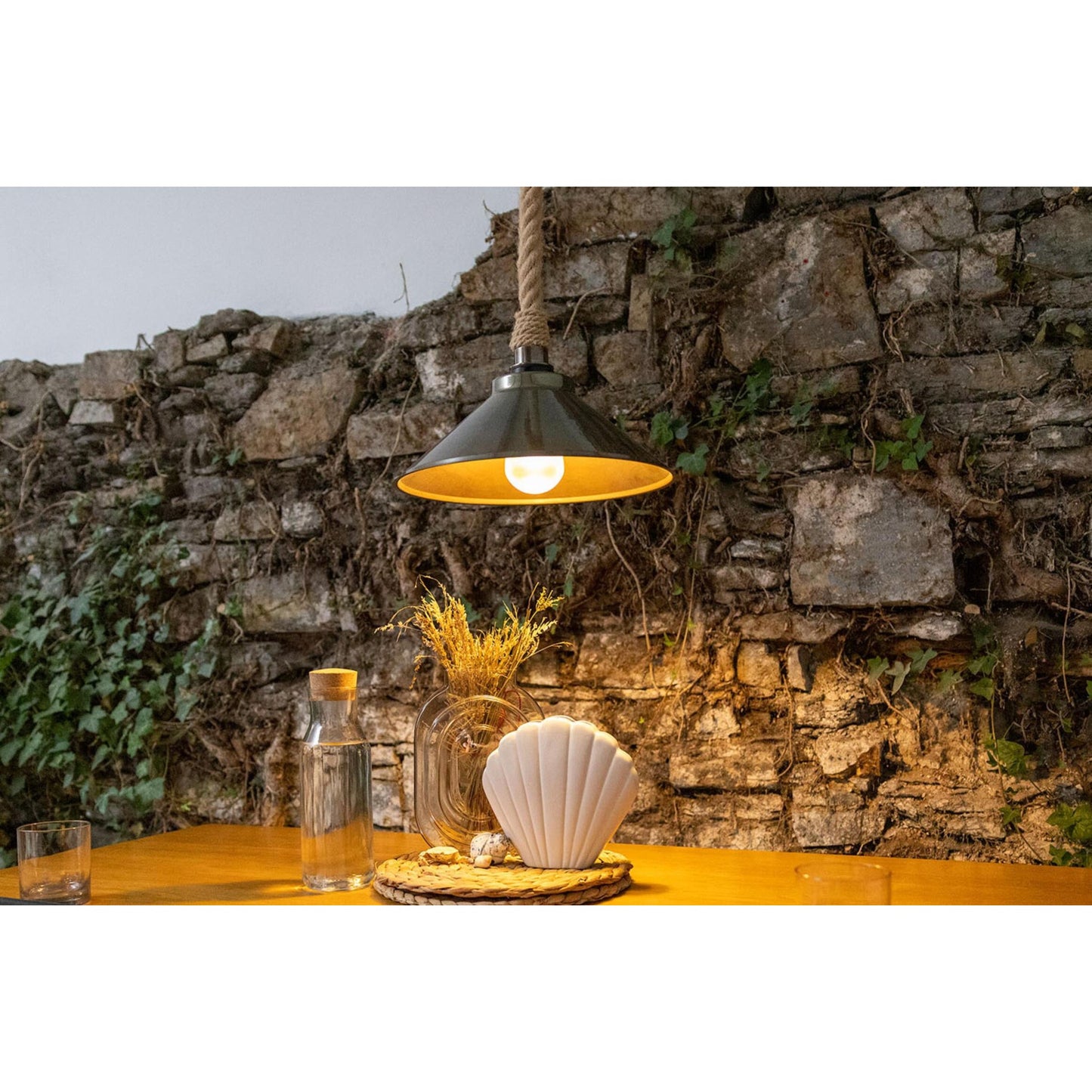 Naxos Jute Rope Pendant Light