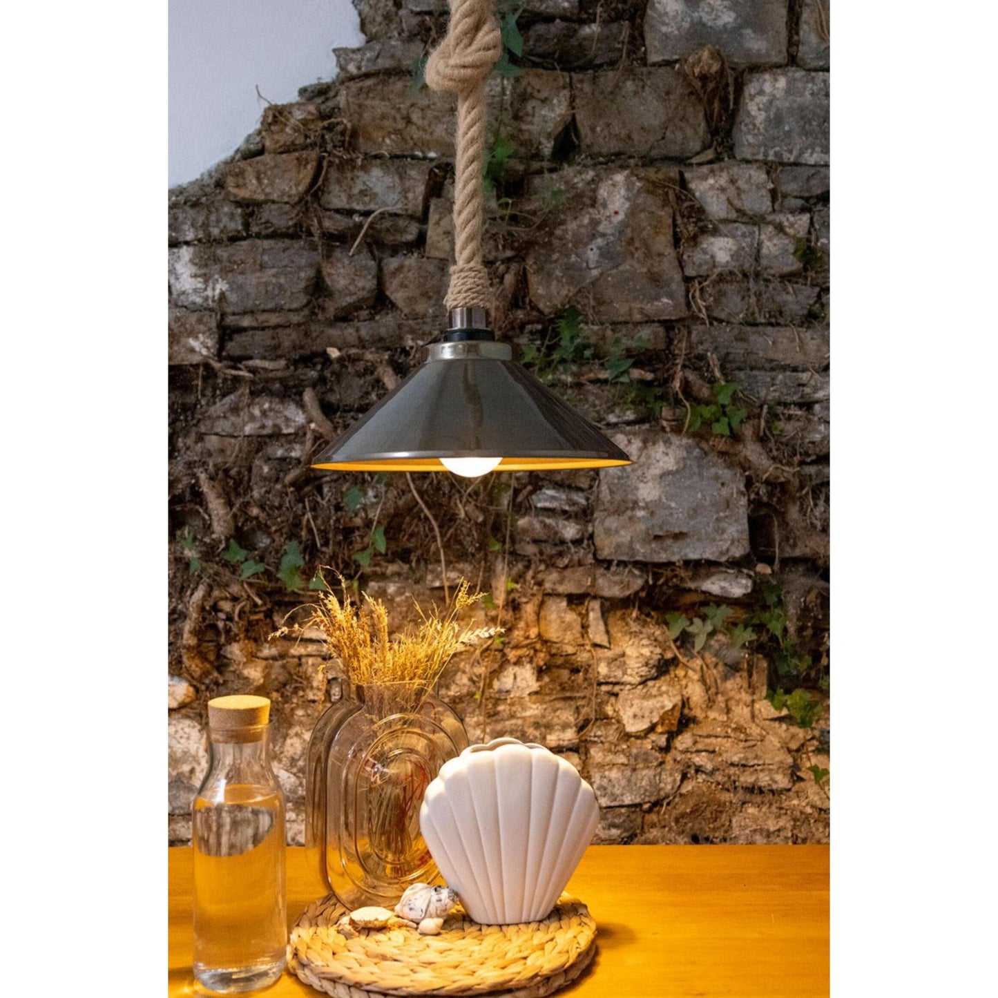 Naxos Jute Rope Pendant Light