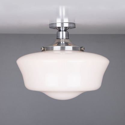 Mullan Lighting Schoolhouse Semi-Flush Ceiling Light