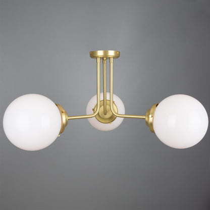 Mullan Lighting Hayes Semi-Flush Ceiling Light