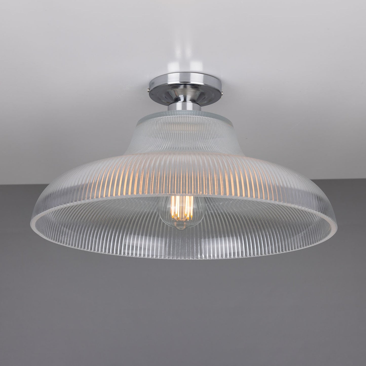 Mullan Lighting Mono Semi-Flush Ceiling Light