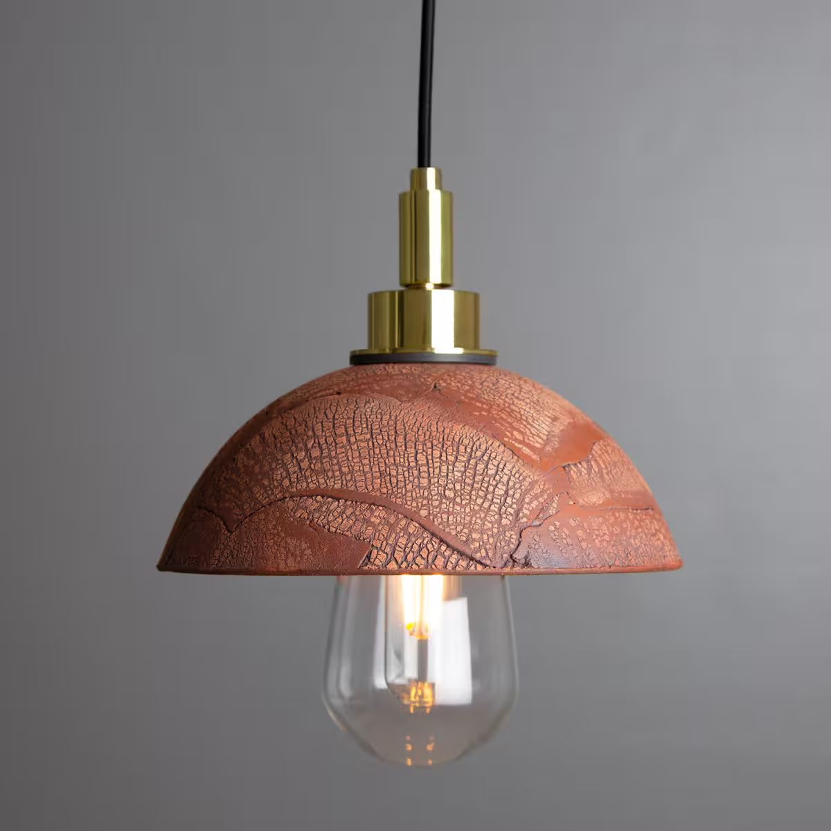 Kingii Ceramic Dome Bathroom Pendant, IP44