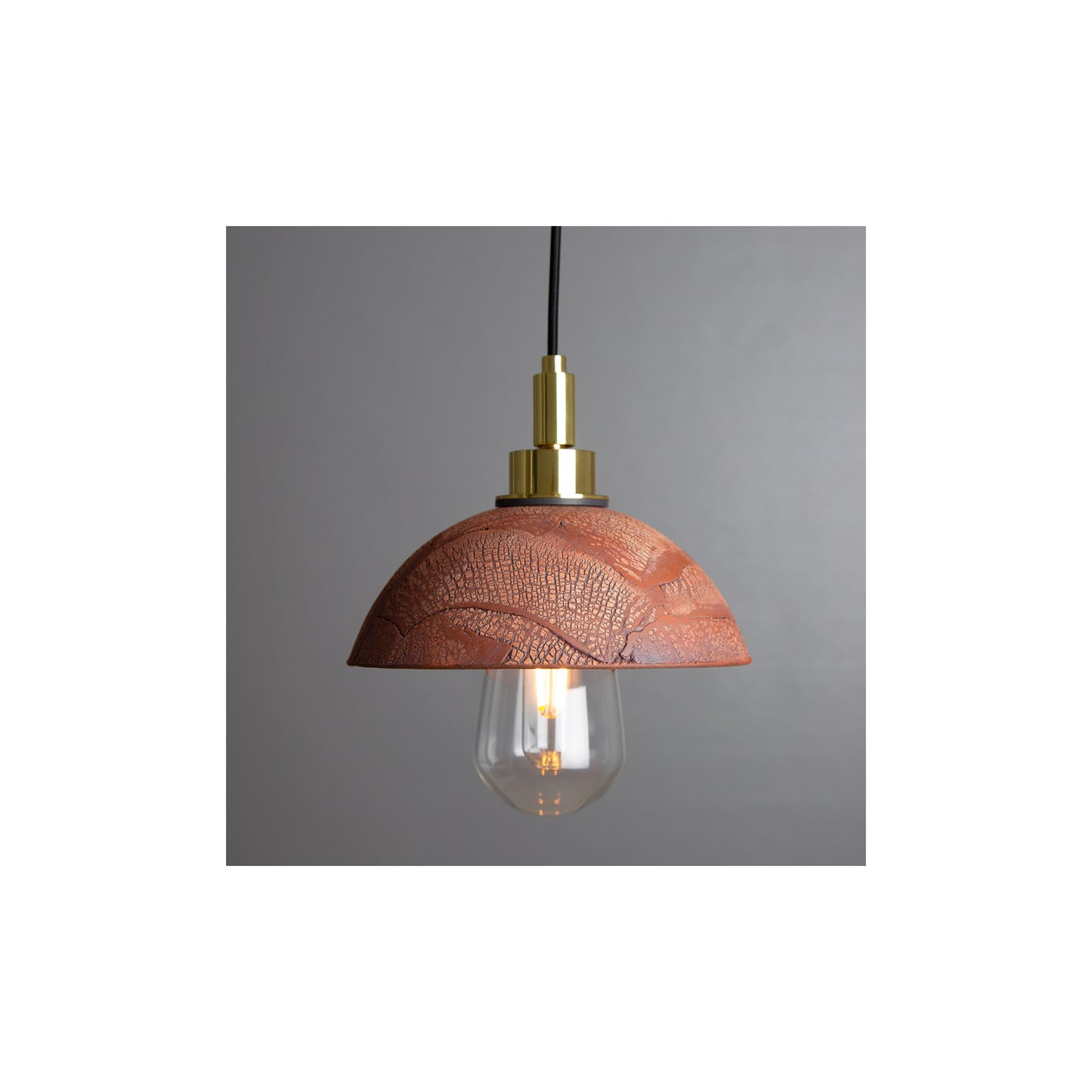 Kingii Ceramic Dome Bathroom Pendant, IP44