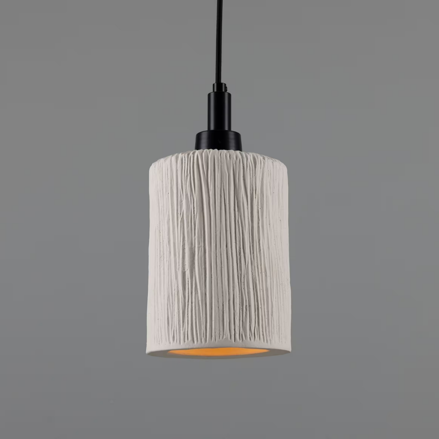 Senna Organic Ceramic Cylinder Bathroom Pendant