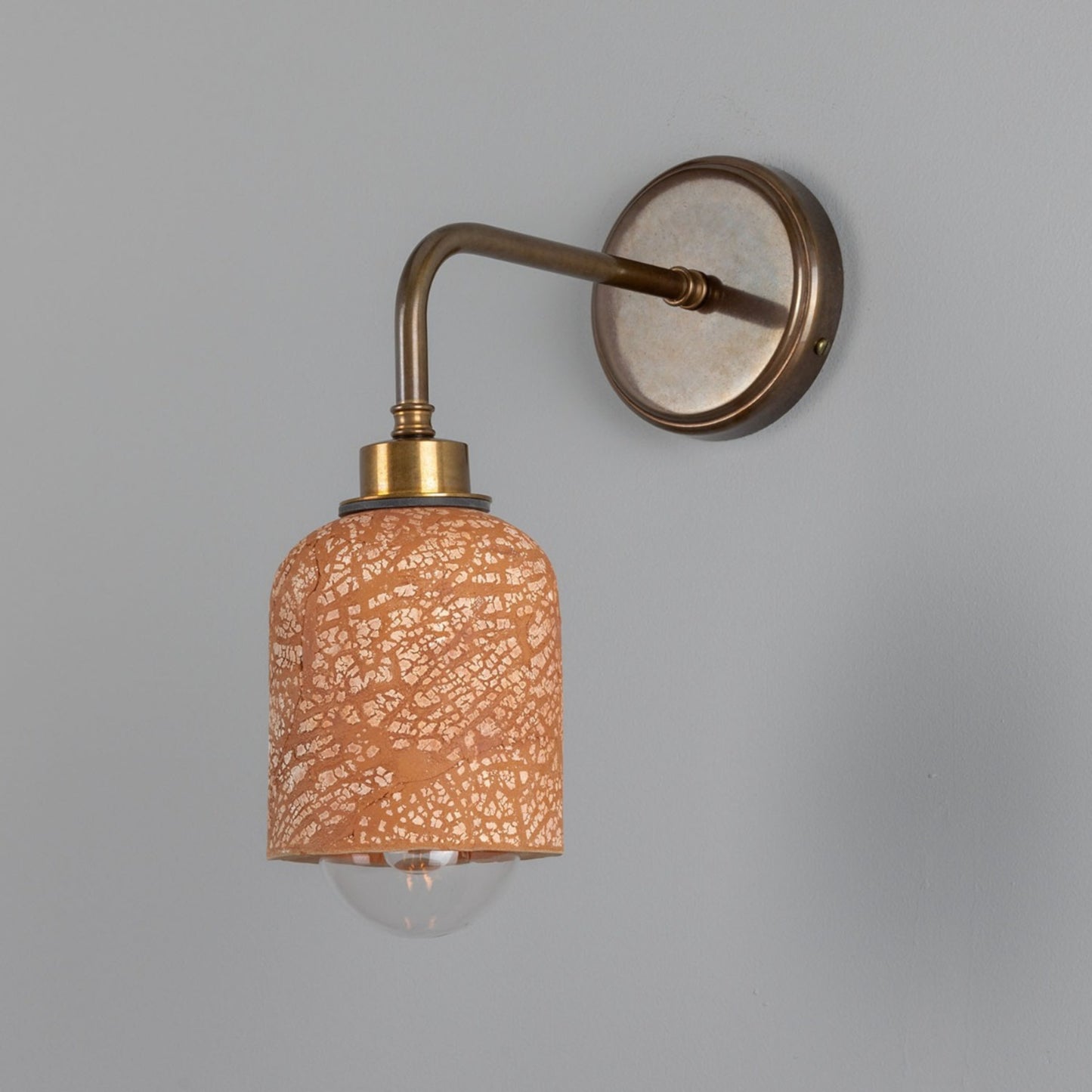 Osier Organic Ceramic Bathroom Wall Light