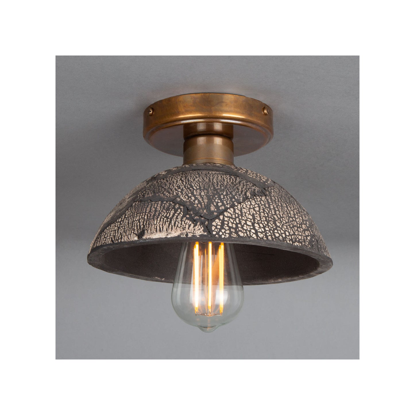 Kauri Organic Ceramic Dome Ceiling Light