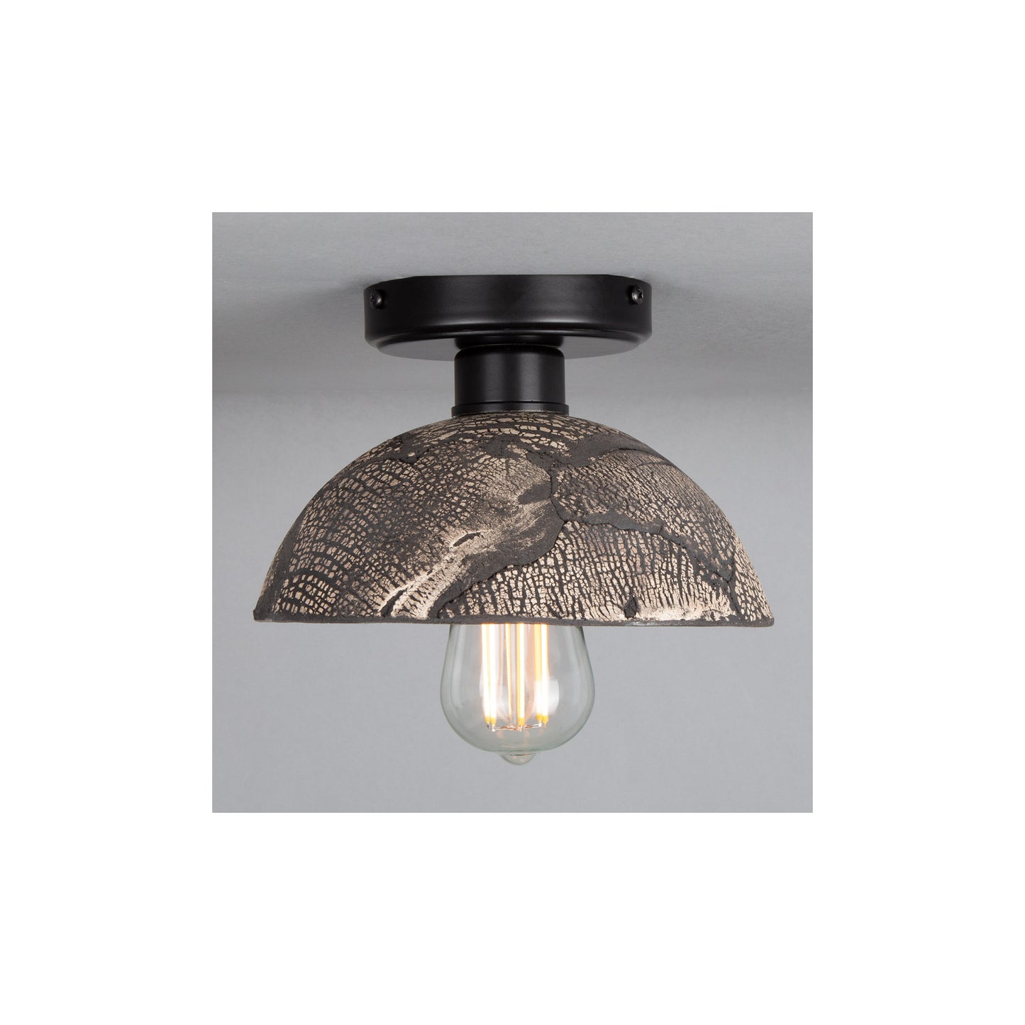 Kauri Organic Ceramic Dome Ceiling Light