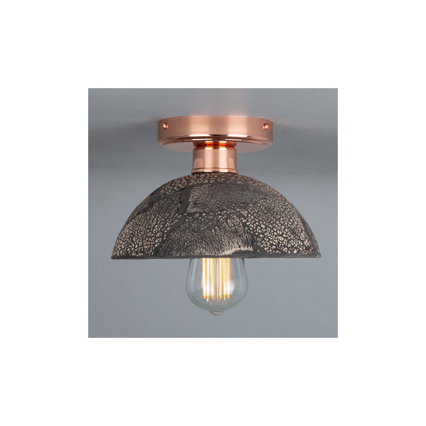 Kauri Organic Ceramic Dome Ceiling Light
