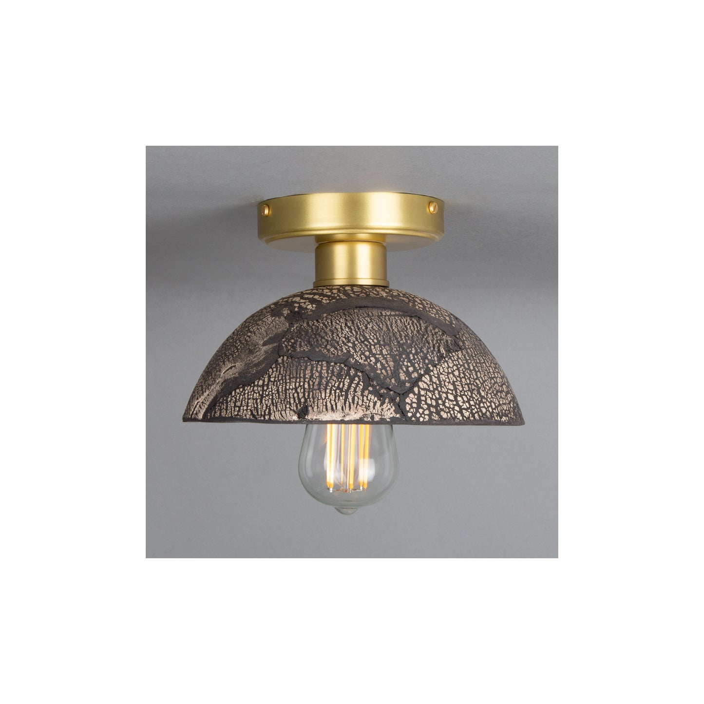 Kauri Organic Ceramic Dome Ceiling Light