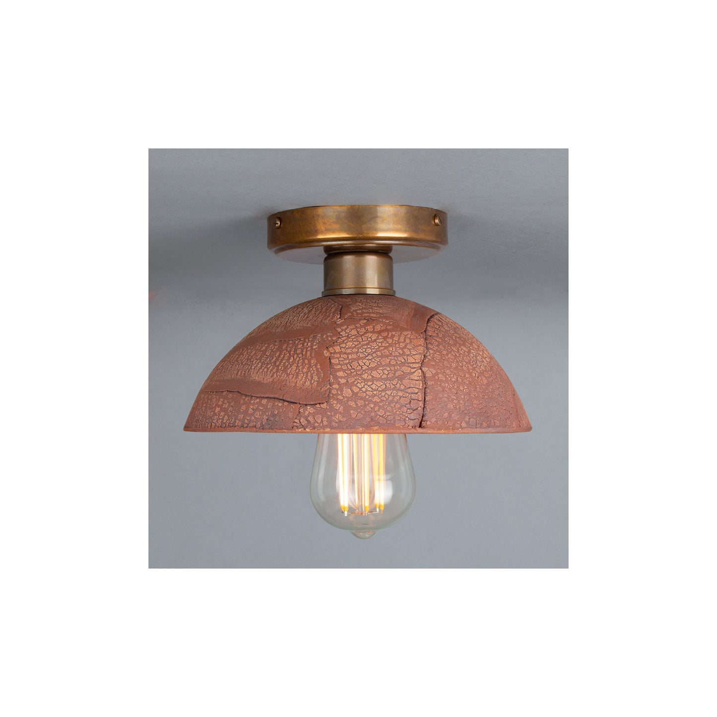 Kauri Organic Ceramic Dome Ceiling Light