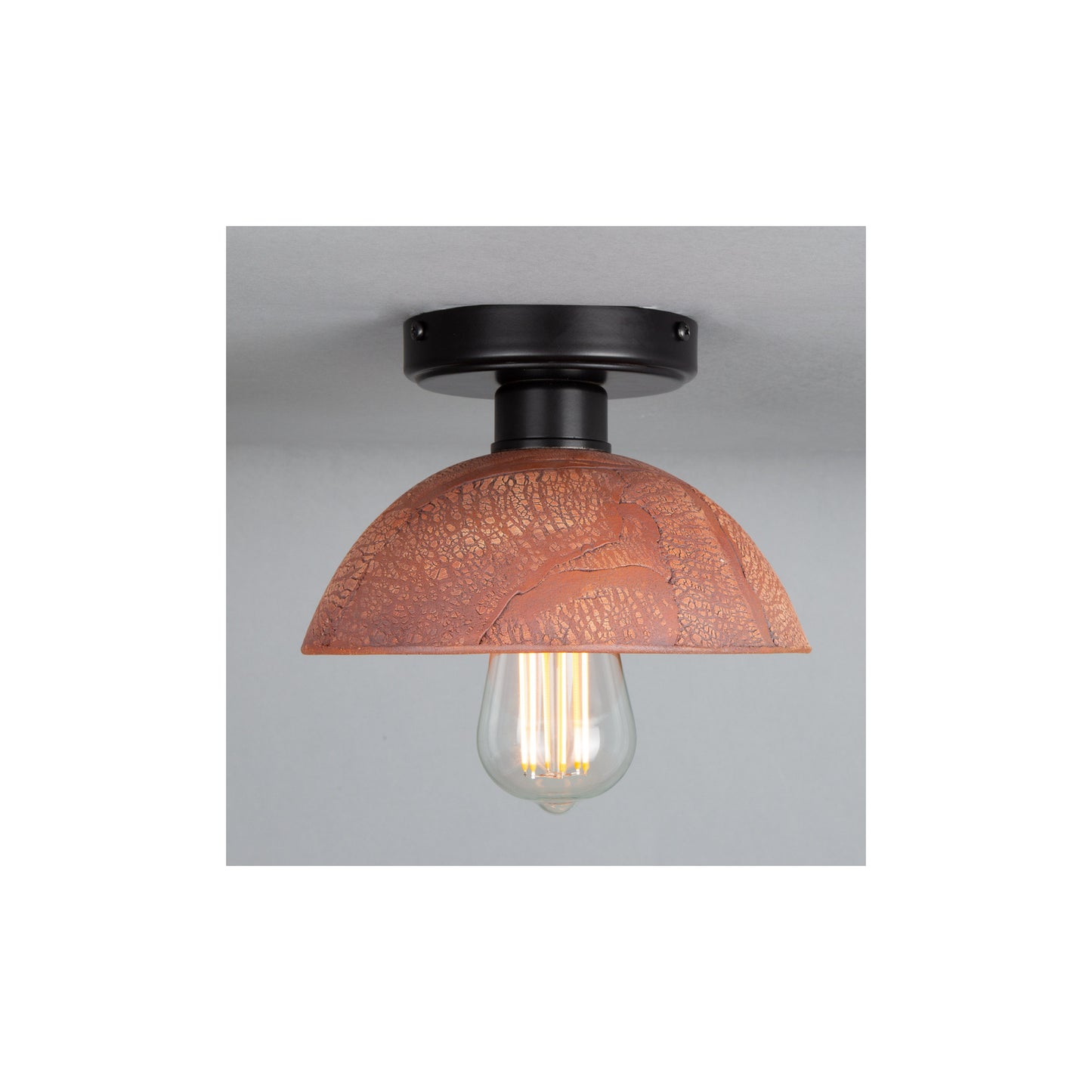 Kauri Organic Ceramic Dome Ceiling Light