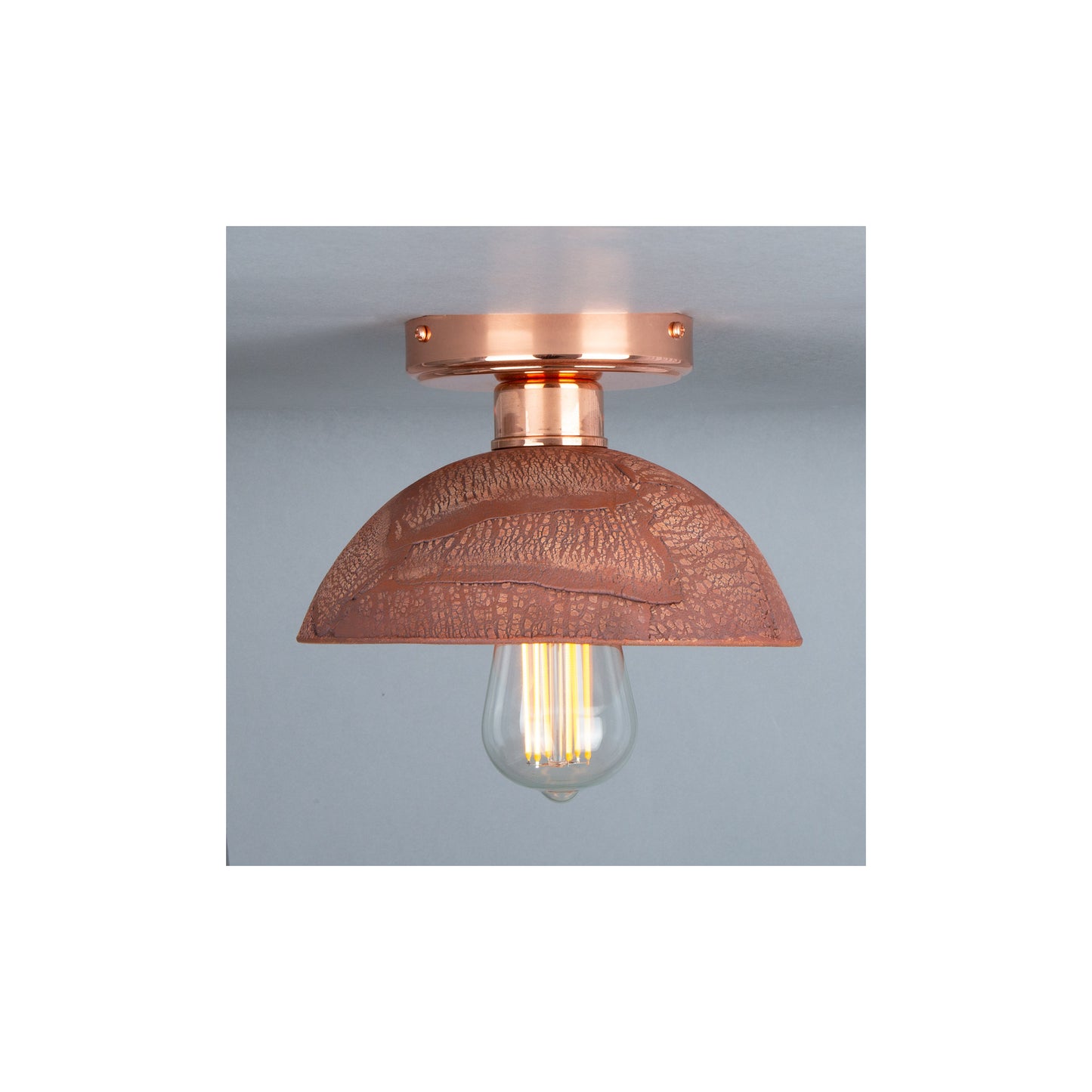Kauri Organic Ceramic Dome Ceiling Light
