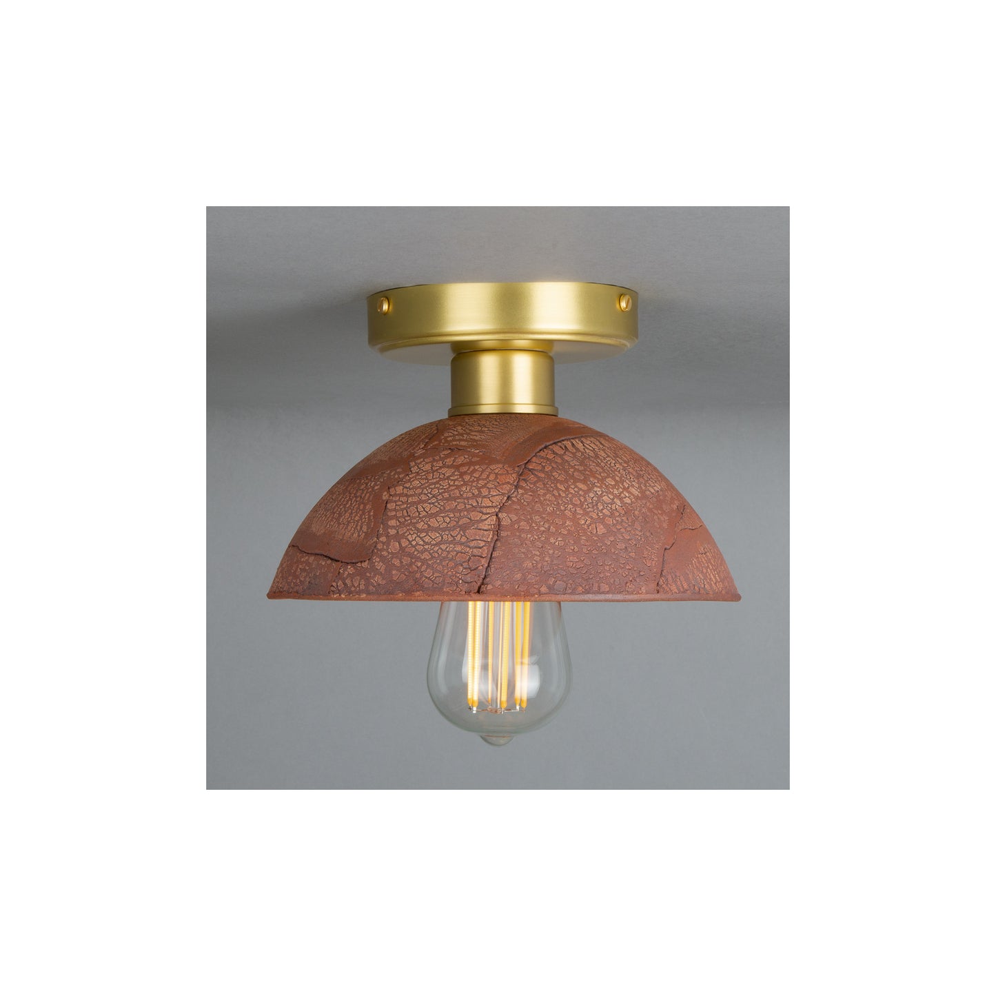 Kauri Organic Ceramic Dome Ceiling Light