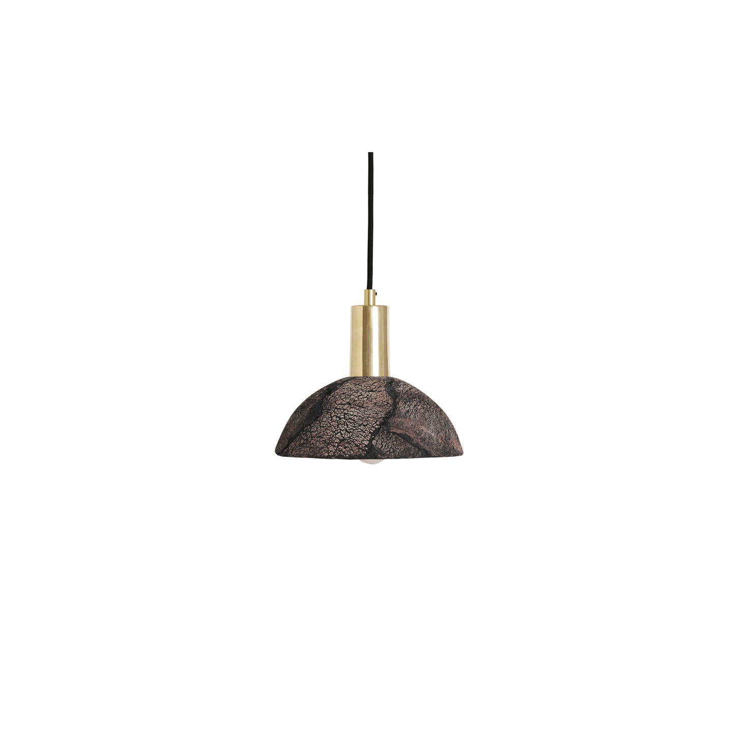 Kauri 20cm Organic Ceramic Dome Pendant