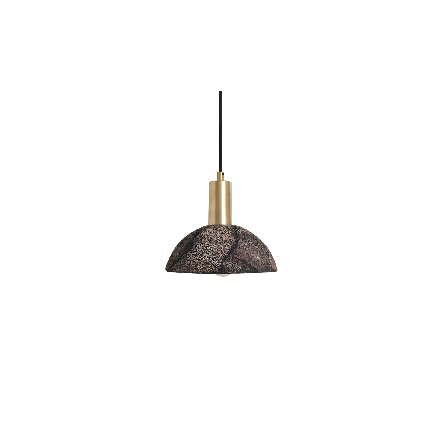 Kauri 20cm Organic Ceramic Dome Pendant