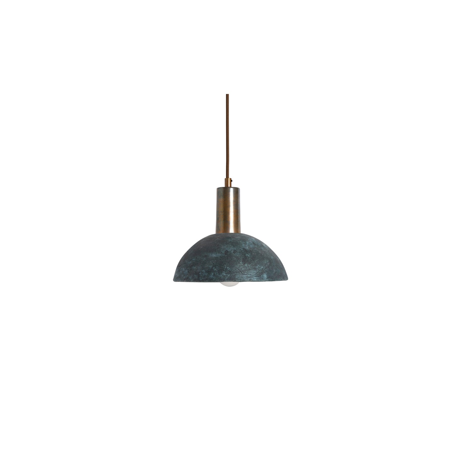 Kauri 20cm Organic Ceramic Dome Pendant