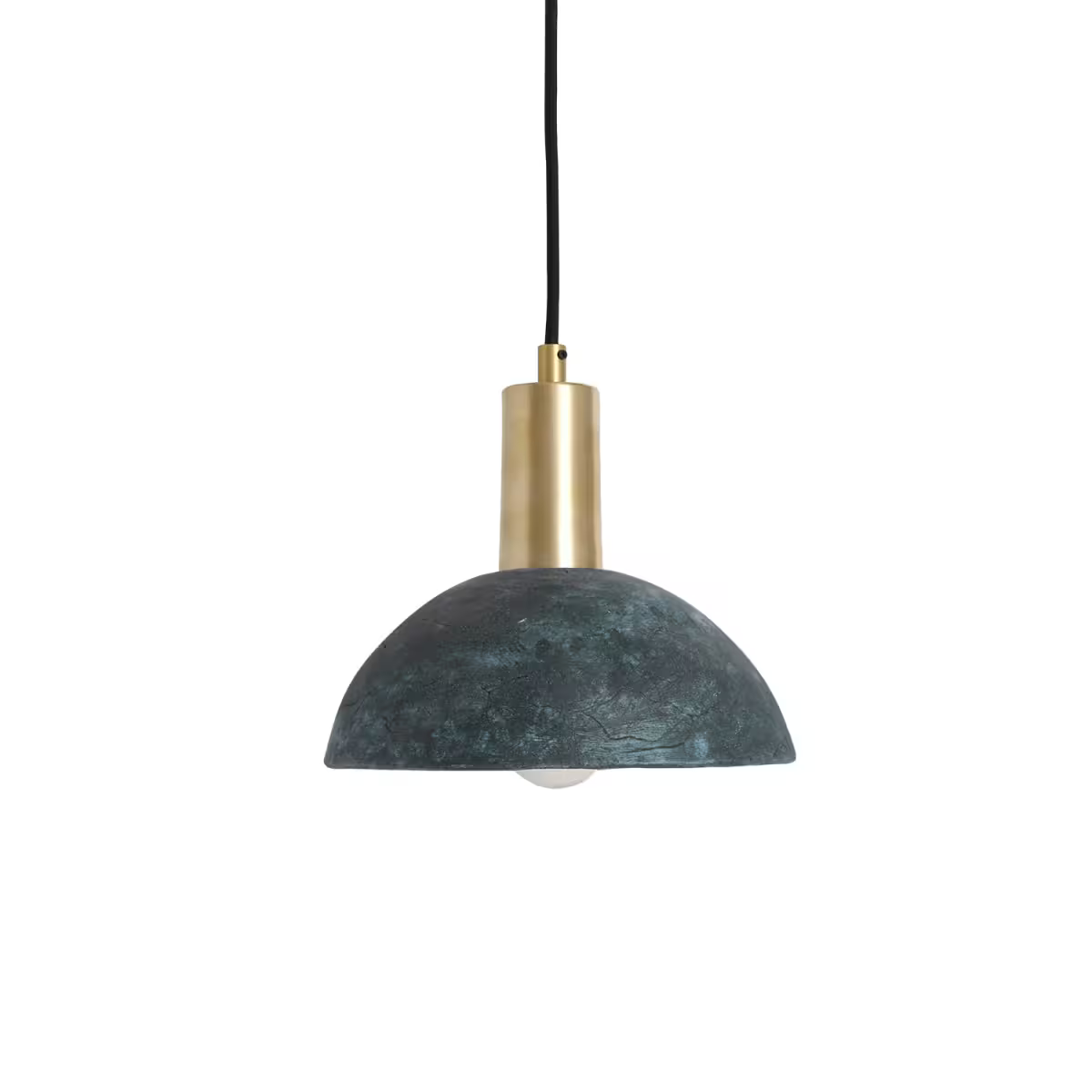 Kauri 20cm Organic Ceramic Dome Pendant