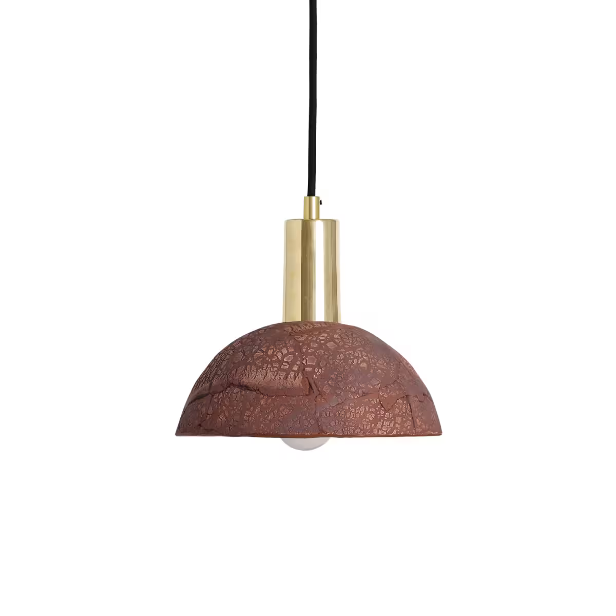 Kauri 20cm Organic Ceramic Dome Pendant